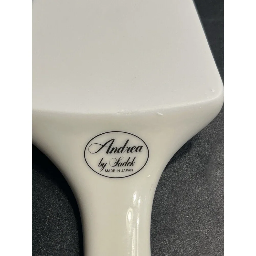 Andrea by Sadek Floral 11” Cake Dessert Plate With Server Spatula